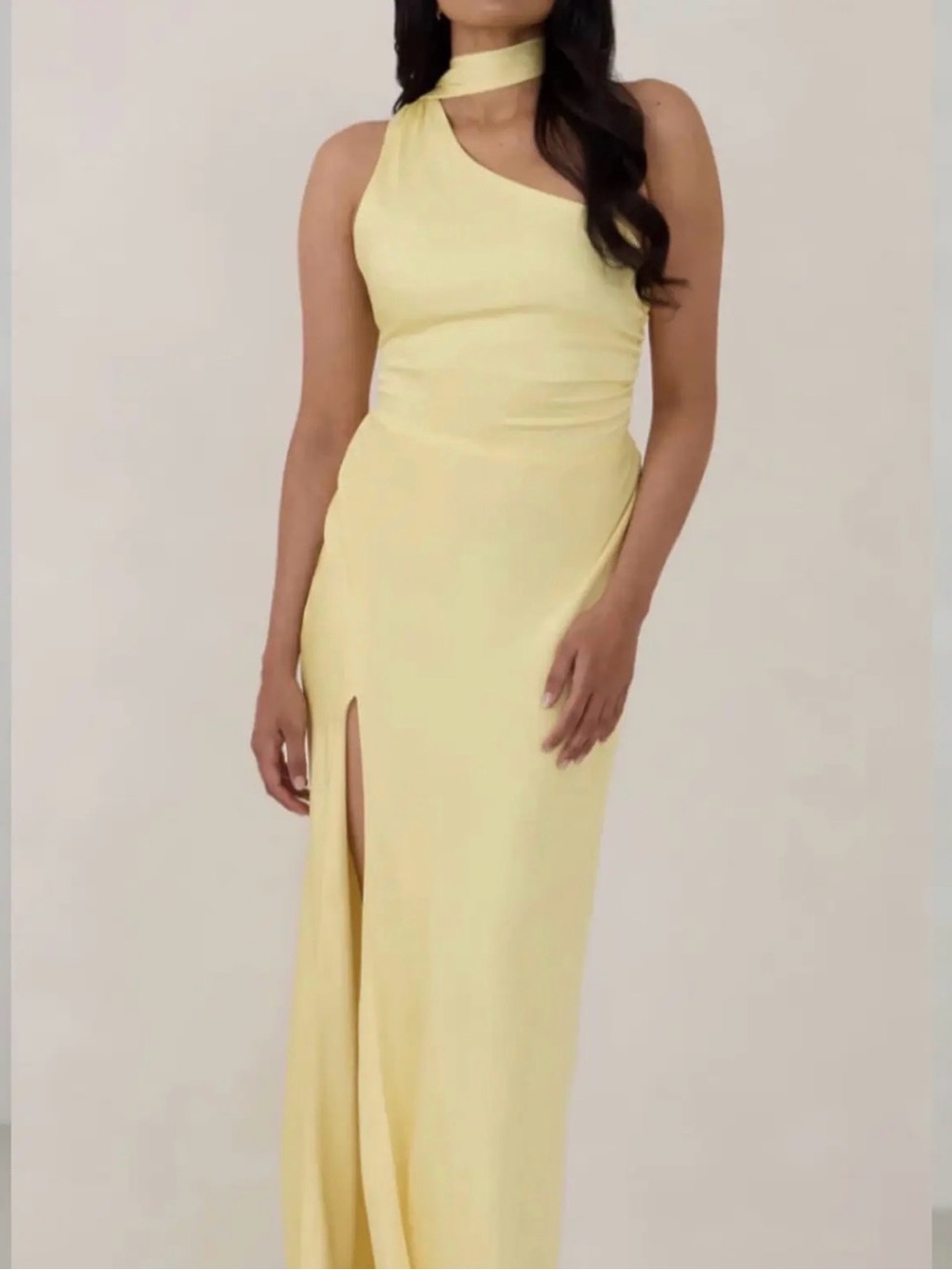 Park & Fifth Mayfair Dress - Yellow Bubble Satin